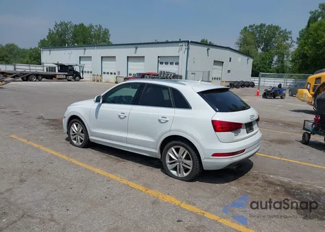 2016 Audi Q3 2.0T Premium Plus from USA, damaged, VIN WA1EFCFSXGR014289